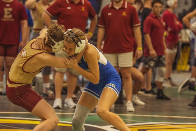Dual at the Dunes wrestling tournament on Jan. 10, 2026 at FBHS. Photo by Ashley Chandler/News-Leader
