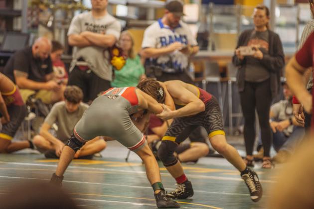 Dual at the Dunes wrestling tournament on Jan. 10, 2026 at FBHS. Photo by Ashley Chandler/News-Leader