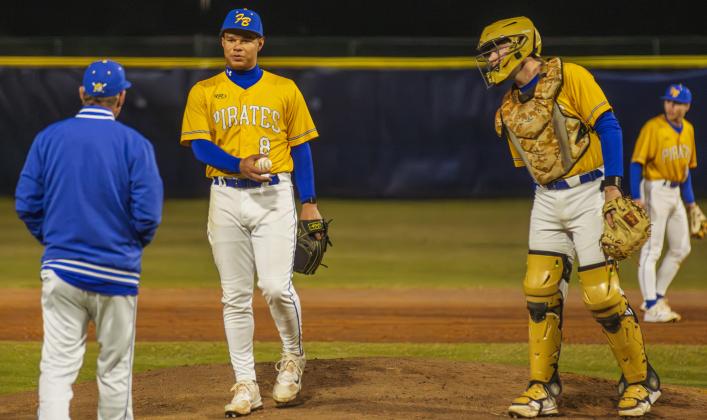 FBHS baseball faced Baldwin on Feb. 13. Photo by Ashley Chandler/News-Leader