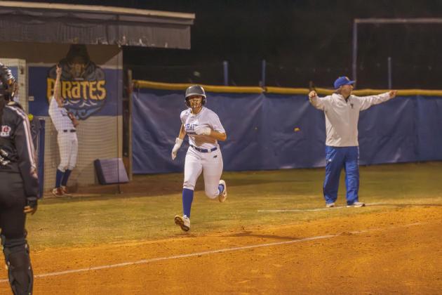 The Fernandina Beach High School softball team beat Raines on Feb. 17, 22-4. Photo by Ashley Chandler/News-Leader