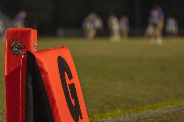 The Fernandina Beach and Yulee high school flag football teams faced off Wednesday in Fernandina Beach. Photo by Ashley Chandler/News-Leader