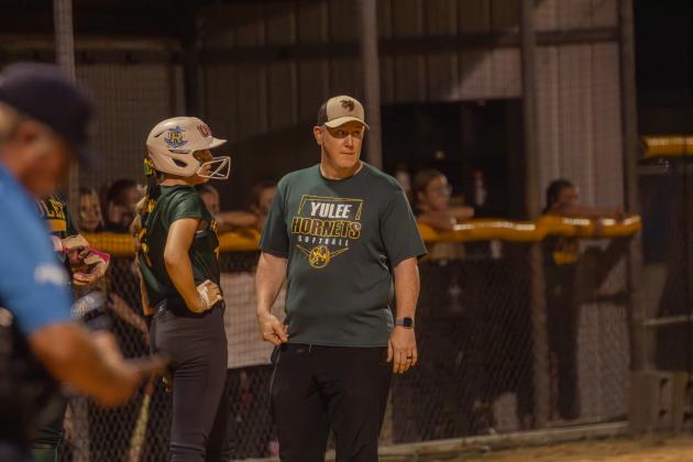 YHS and WNHS softball faced off in Yulee on Feb. 19. The Warriors beat the Hornets 4-0. Photo by Ashley Chandler/News-Leader