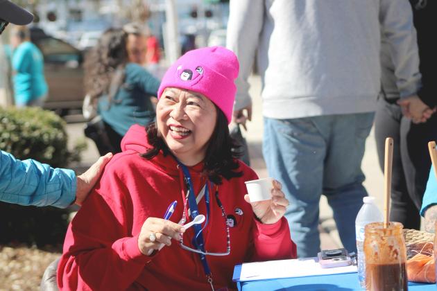 Nathalie Wu Judges the Chili Cook-Off. By Marisa DeMar