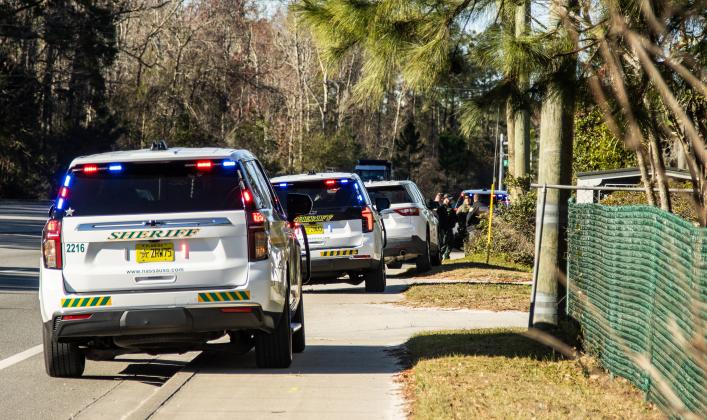 NCSO deputies on the scene of an incident in January. File photo/News-Leader