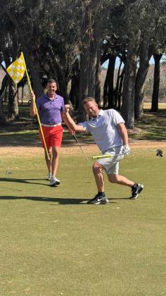 The Fernandina Beach Police and Fire departments hosted the Beyond the Badges Charity Golf Scramble on Saturday to raise money for scholarships for seniors at Fernandina Beach High School. submitted