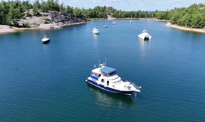 South Benjamin Island anchorage in Ontario, Canada. Submitted photo
