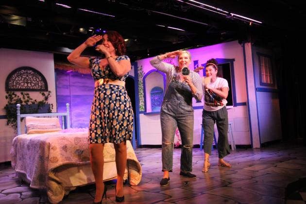 Courtney Russel, Haley Vonnoh, and Courtney Costrino as Donna, Rosie, and Tania. By Marisa DeMar