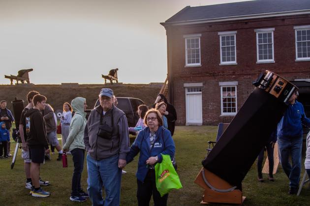 The fifth annual Astronomy Night was held Friday, March 13 at Fort Clinch State Park. Photo by Ashley Chandler/News-Leader