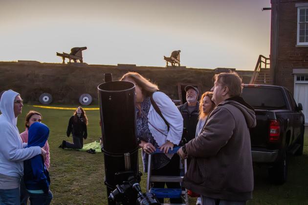 The fifth annual Astronomy Night was held Friday, March 13 at Fort Clinch State Park. Photo by Ashley Chandler/News-Leader