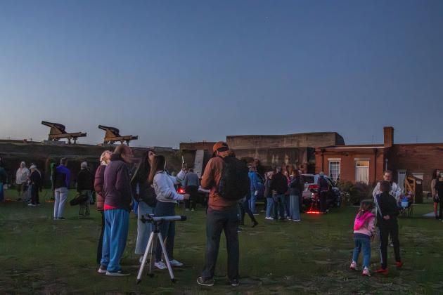 The fifth annual Astronomy Night was held Friday, March 13 at Fort Clinch State Park. Photo by Ashley Chandler/News-Leader