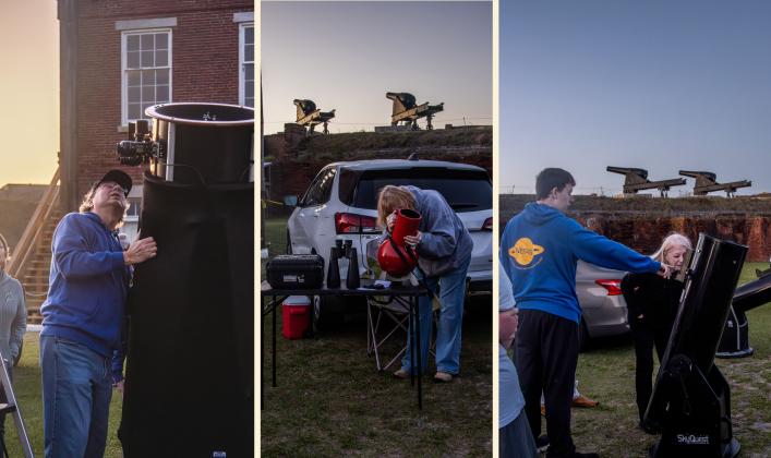 The fifth annual Astronomy Night was held Friday, March 13 at Fort Clinch State Park. Photos by Ashley Chandler/News-Leader