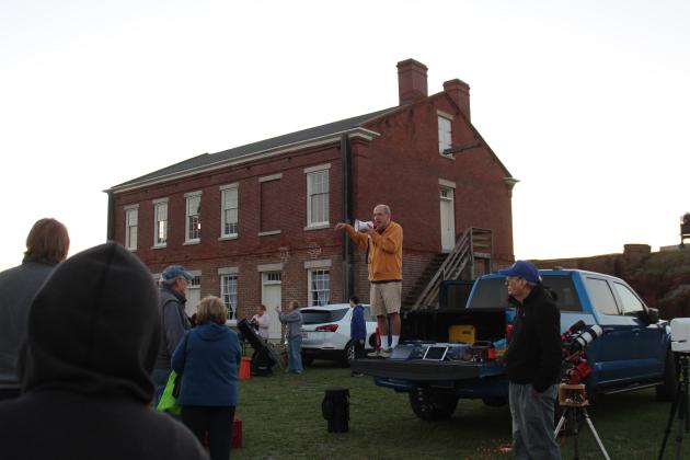 The fifth annual Astronomy Night at Fort Clinch State Park featured educational presentations by members of the Northeast Florida Astronomical Society. Photo by Amy Mulligan/News-Leader