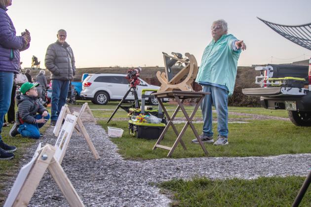 The fifth annual Astronomy Night at Fort Clinch State Park featured educational presentations by members of the Northeast Florida Astronomical Society. Photo by Ashley Chandler/News-Leader