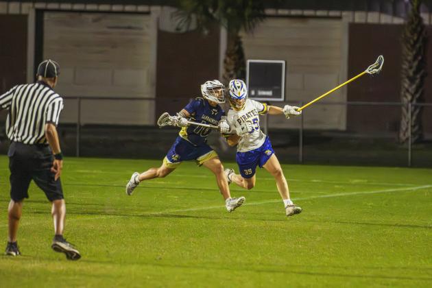 The Pirates lacrosse team beat Sandalwood 13-3 on Friday at FBHS. Photo by Ashley Chandler/News-Leader