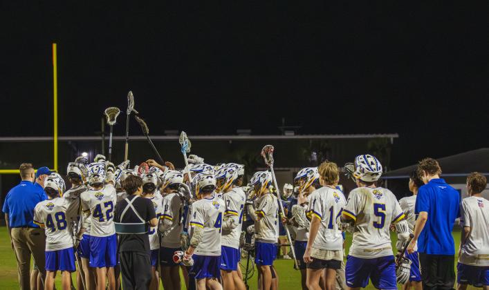 The Pirates lacrosse team beat Sandalwood 13-3 on Friday at FBHS. Photo by Ashley Chandler/News-Leader