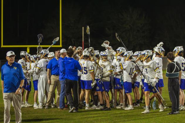 The Pirates lacrosse team beat Sandalwood 13-3 on Friday at FBHS. Photo by Ashley Chandler/News-Leader