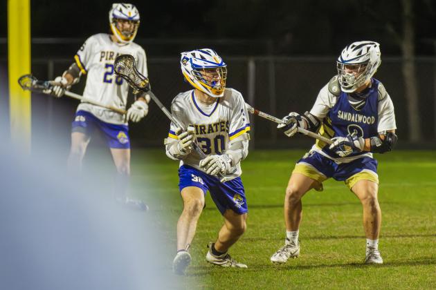 The Pirates lacrosse team beat Sandalwood 13-3 on Friday at FBHS. Photo by Ashley Chandler/News-Leader