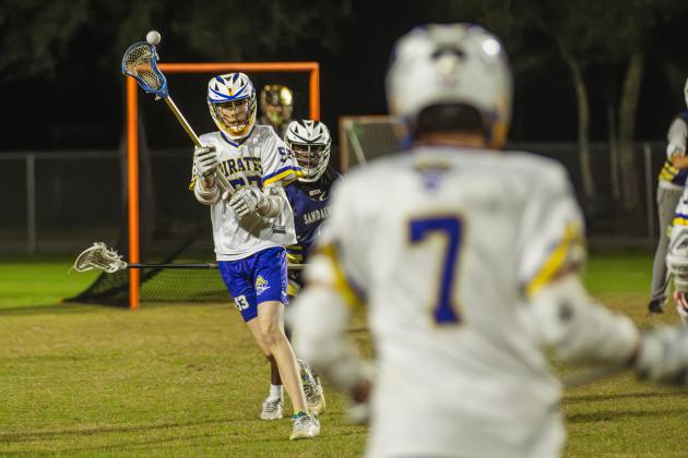 The Pirates lacrosse team beat Sandalwood 13-3 on Friday at FBHS. Photo by Ashley Chandler/News-Leader