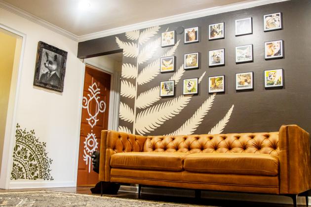 The lobby at The Salty Fox Tattoo and Piercing, 2477 Sadler Road, in Fernandina Beach. Photo by Ashley Chandler/News-Leader
