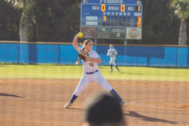 The Lady Hornets and Lady Pirates faced off March 10 in Fernandina Beach. Photo by Ashley Chandler/News-Leader