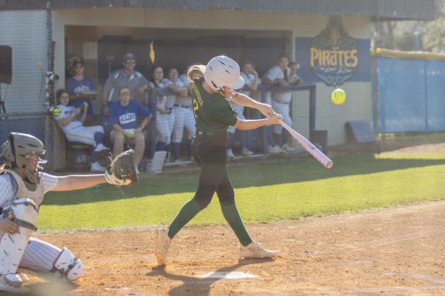 The Lady Hornets and Lady Pirates faced off March 10 in Fernandina Beach. Photo by Ashley Chandler/News-Leader