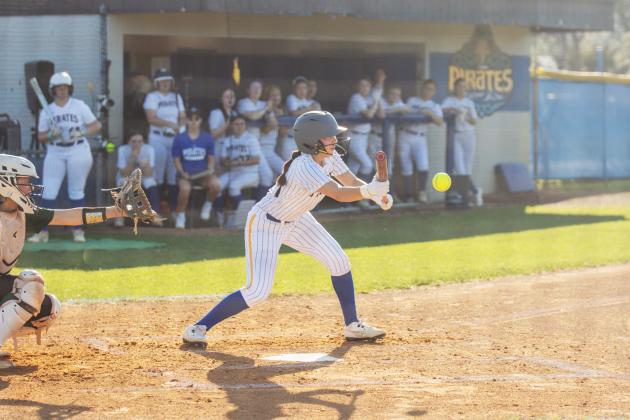 The Lady Hornets and Lady Pirates faced off March 10 in Fernandina Beach. Photo by Ashley Chandler/News-Leader