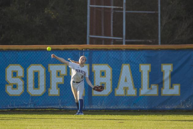 The Lady Hornets and Lady Pirates faced off March 10 in Fernandina Beach. Photo by Ashley Chandler/News-Leader