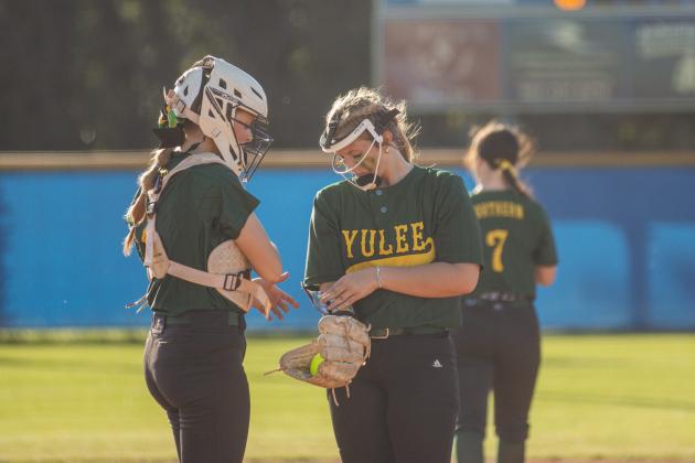 The Lady Hornets and Lady Pirates faced off March 10 in Fernandina Beach. Photo by Ashley Chandler/News-Leader