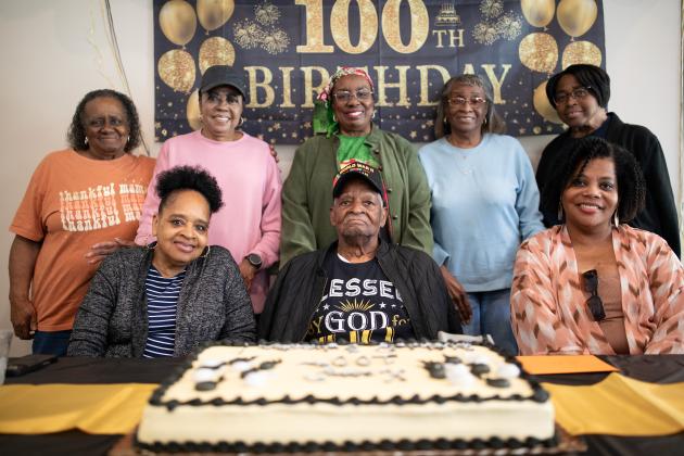 On March 10, Sylvester Ross, the patriarch of five generations in Hilliard, turned 100.