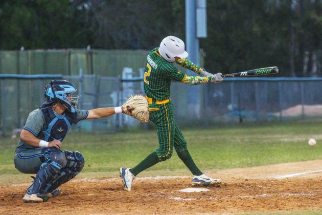 YHS baseball faced Camden County on March 31 . Photo by Ashley Chandler/News-Leader