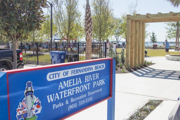 The Amelia River Waterfront Park Grand Opening was held April 10. Photo by Ashley Chandler/News-Leader