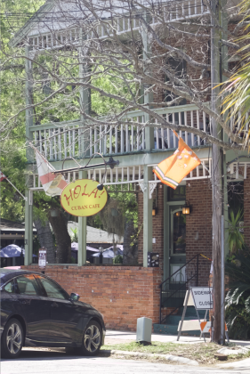 The dangerous structure which caused tenants to vacate the property on South 5th Street in Fernandina Beach. By Marisa DeMar News-Leader 