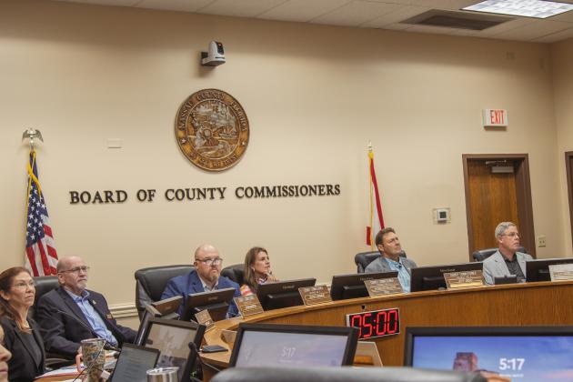 The Board of County Commissioners meets in the Commissioner's Chambers on April 27 at the James S. Page Governmental Complex. Photo by Ashley Chandler