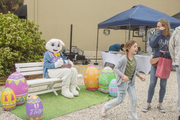 The Memorial United Methodist Church and First Presbyterian Church hosted the annual Community Easter Celebration on Saturday, which featured face painting, free lunch, crafts, photos with the Easter Bunny and Easter egg hunts. Photo by Ashley Chandler/News-Leader