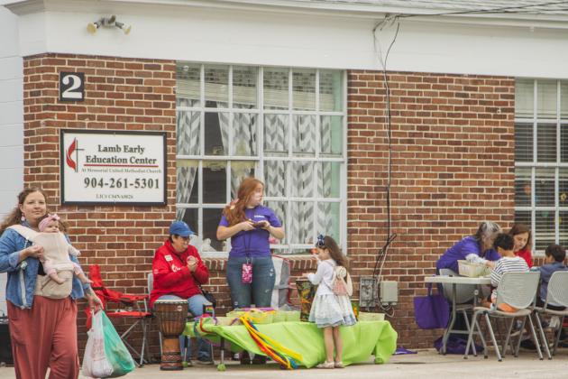 The Memorial United Methodist Church and First Presbyterian Church hosted the annual Community Easter Celebration on Saturday, which featured face painting, free lunch, crafts, photos with the Easter Bunny and Easter egg hunts. Photo by Ashley Chandler/News-Leader
