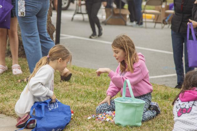 The Memorial United Methodist Church and First Presbyterian Church hosted the annual Community Easter Celebration on Saturday, which featured face painting, free lunch, crafts, photos with the Easter Bunny and Easter egg hunts. Photo by Ashley Chandler/News-Leader