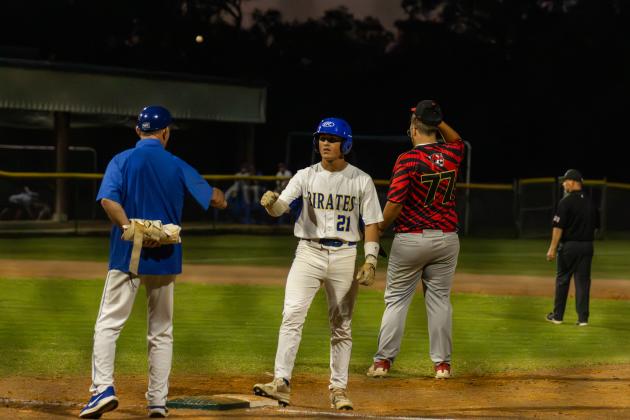 Fernandina Beach High School baseball defeated Andrew Jackson 10-0 in the semifinals of the district tournament. Photo by Ashley Chandler/News-Leader