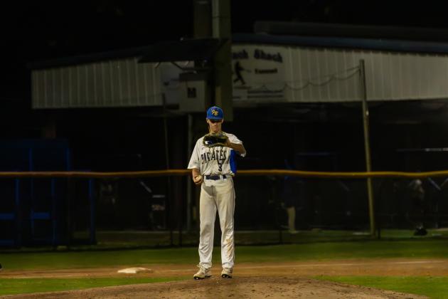 Fernandina Beach High School baseball defeated Andrew Jackson 10-0 in the semifinals of the district tournament. Photo by Ashley Chandler/News-Leader