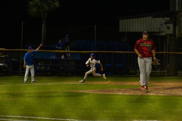 Fernandina Beach High School baseball defeated Andrew Jackson 10-0 in the semifinals of the district tournament. Photo by Ashley Chandler/News-Leader