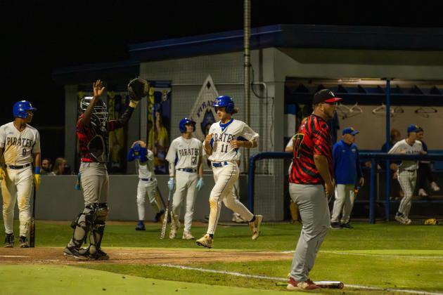 Fernandina Beach High School baseball defeated Andrew Jackson 10-0 in the semifinals of the district tournament. Photo by Ashley Chandler/News-Leader