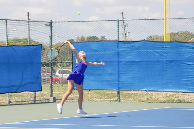 Fernandina Beach High School hosted boys and girls tennis districts from April 14-16. Photo by Marisa DeMar/News-Leader
