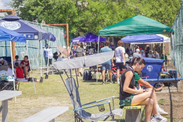 Fernandina Beach High School hosted boys and girls tennis districts from April 14-16. Photo by Marisa DeMar/News-Leader