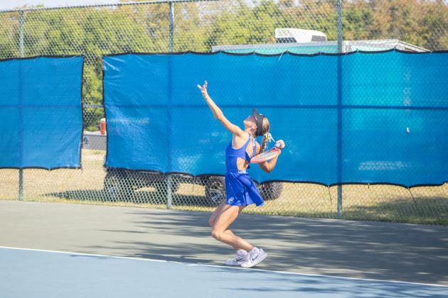 Fernandina Beach High School hosted boys and girls tennis districts from April 14-16. Photo by Marisa DeMar/News-Leader