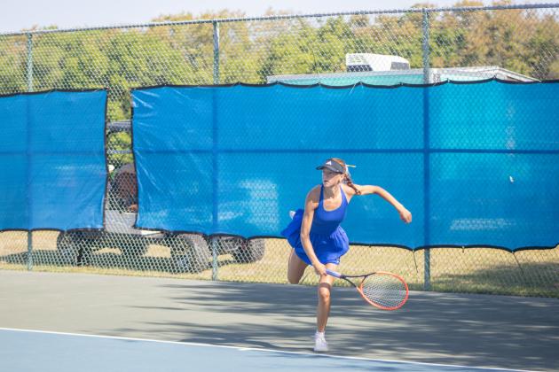 Fernandina Beach High School hosted boys and girls tennis districts from April 14-16. Photo by Marisa DeMar/News-Leader