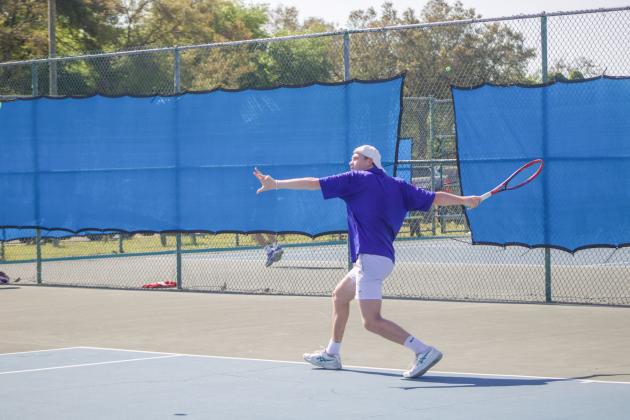 Fernandina Beach High School hosted boys and girls tennis districts from April 14-16. Photo by Marisa DeMar/News-Leader