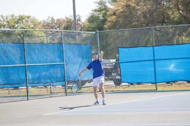 Fernandina Beach High School hosted boys and girls tennis districts from April 14-16. Photo by Marisa DeMar/News-Leader
