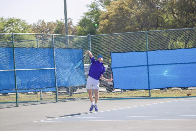 Fernandina Beach High School hosted boys and girls tennis districts from April 14-16. Photo by Marisa DeMar/News-Leader