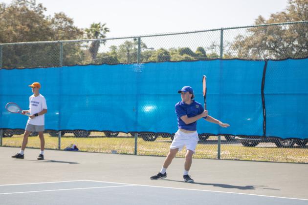 Fernandina Beach High School hosted boys and girls tennis districts from April 14-16. Photo by Marisa DeMar/News-Leader