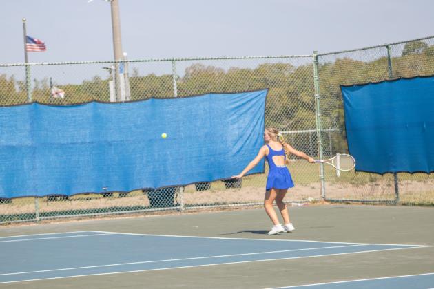 Fernandina Beach High School hosted boys and girls tennis districts from April 14-16. Photo by Marisa DeMar/News-Leader
