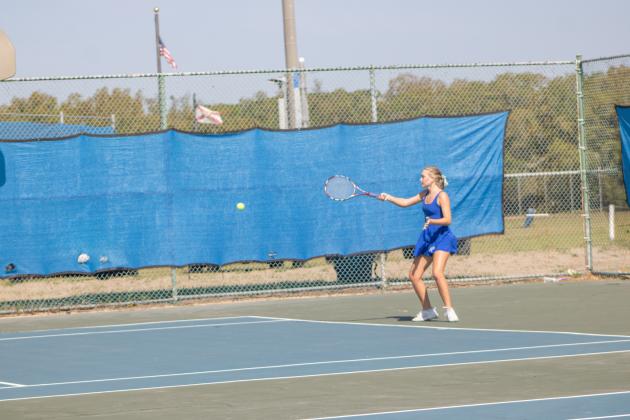 Fernandina Beach High School hosted boys and girls tennis districts from April 14-16. Photo by Marisa DeMar/News-Leader
